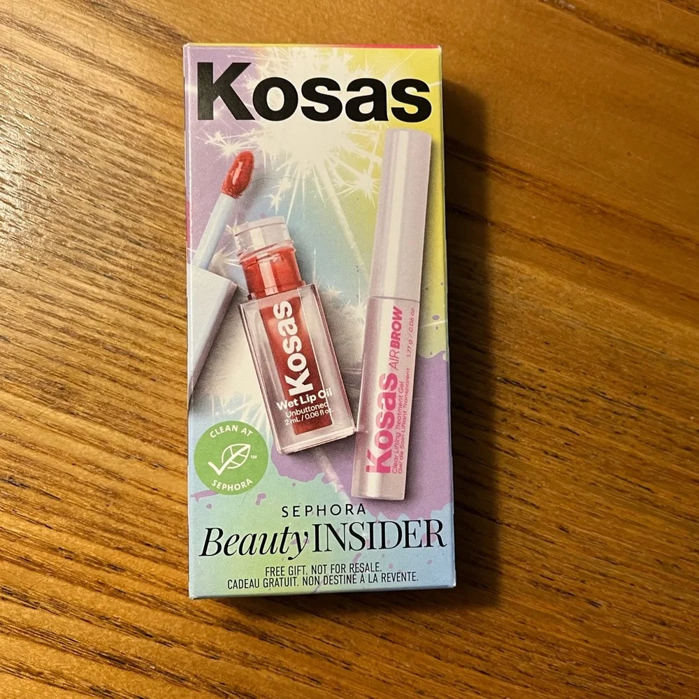 Kosas brow gel & Lip Gloss Set mini